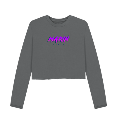 Slate Grey Printed Boxy Jumpers Front