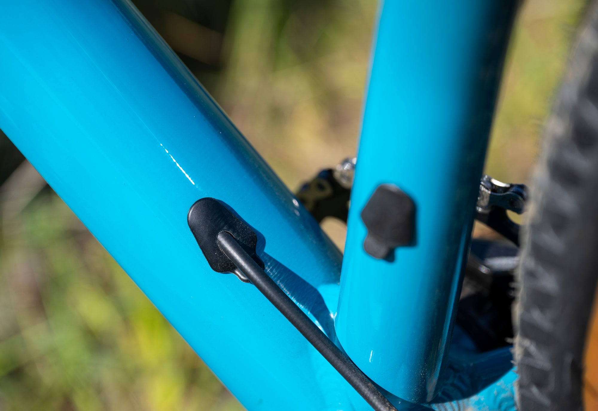 Marin Bobcat Taril internal cable routing detail