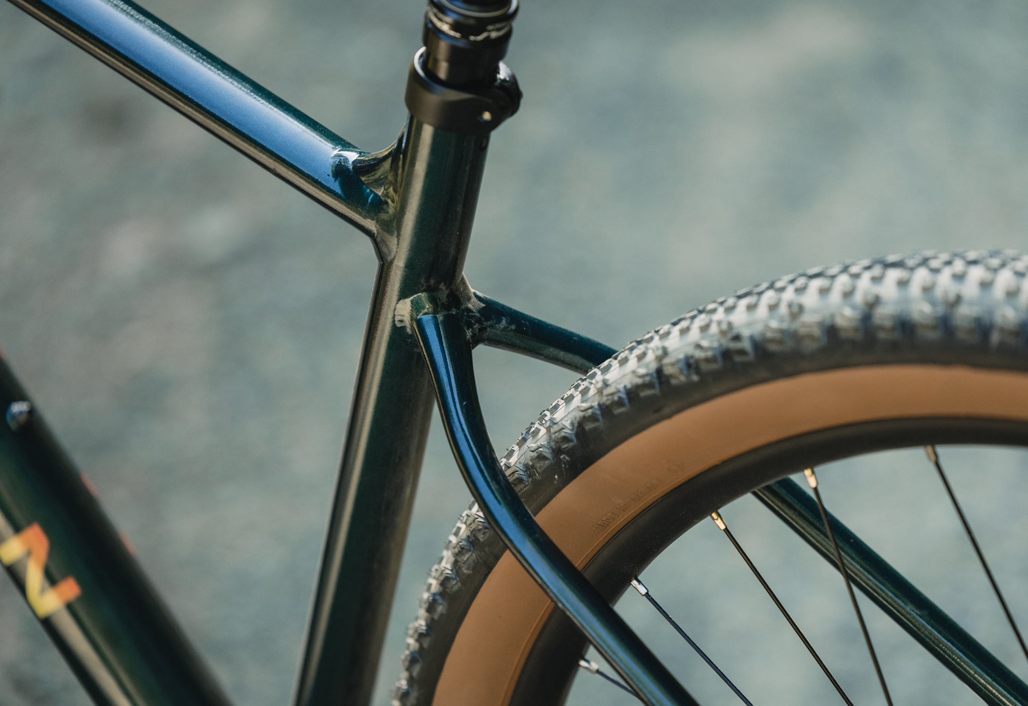 Team Marin seat stays detail