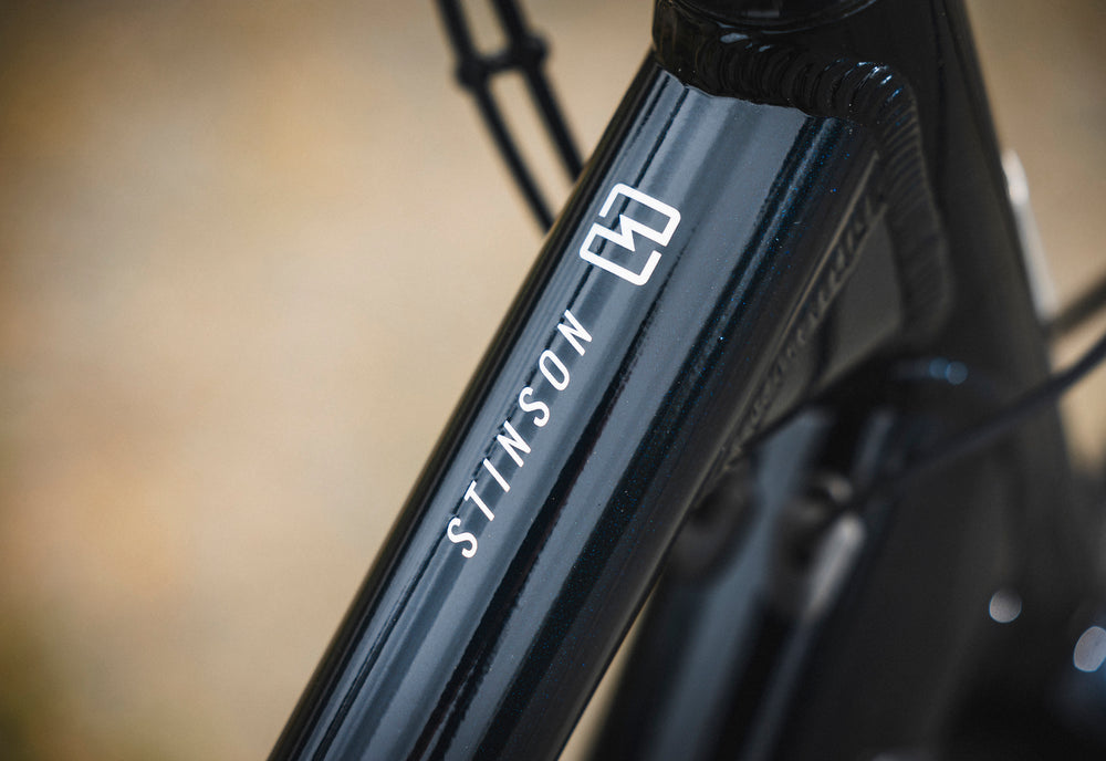 Marin Stinson E top tube detail