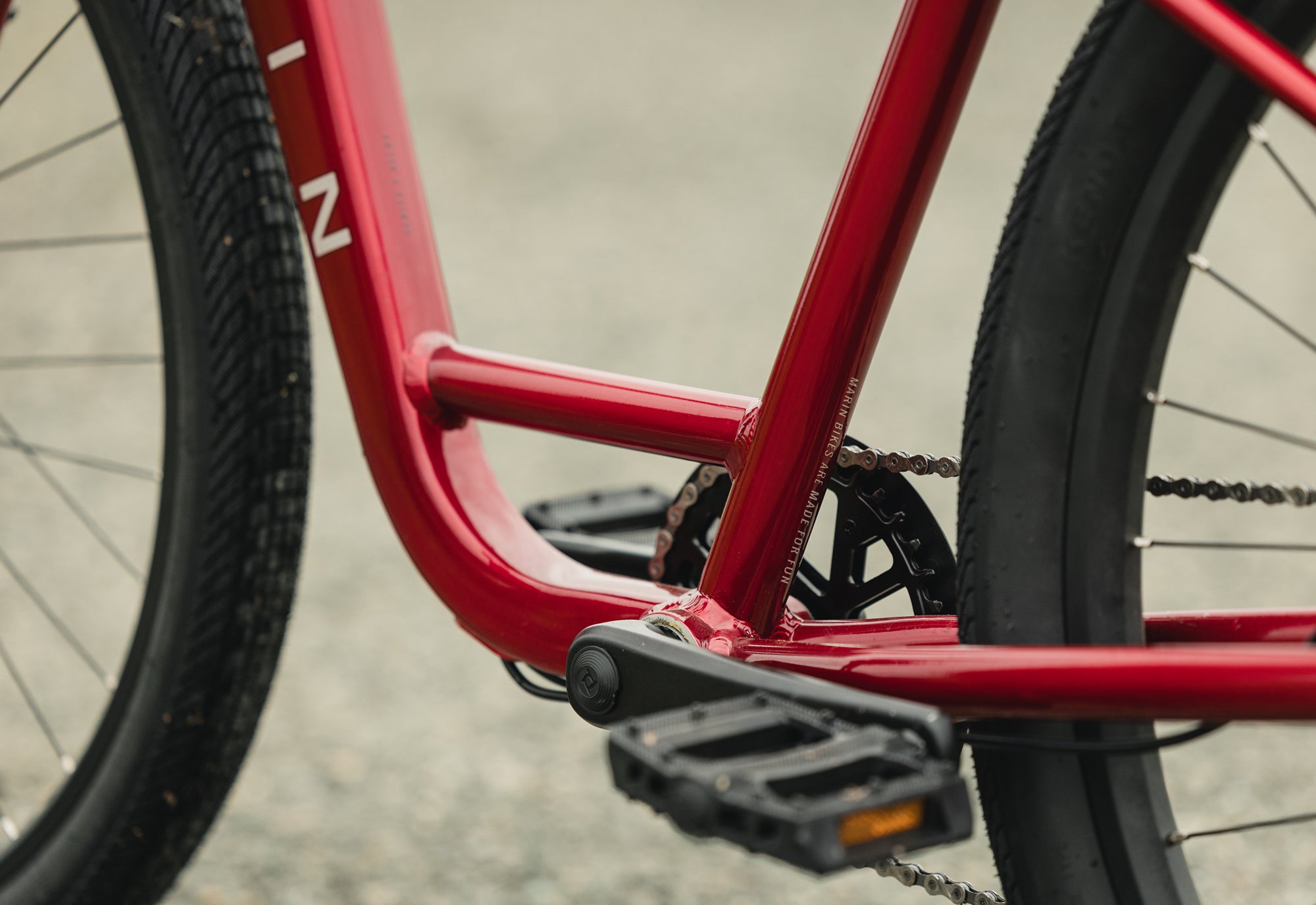 Marin Stinson LS down tube detail