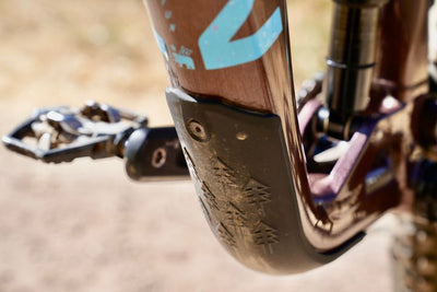 close up of frame with blurred background. 