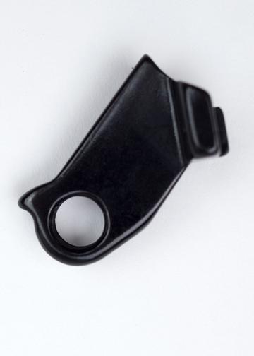 A black Marin Bikes rear derailleur hanger