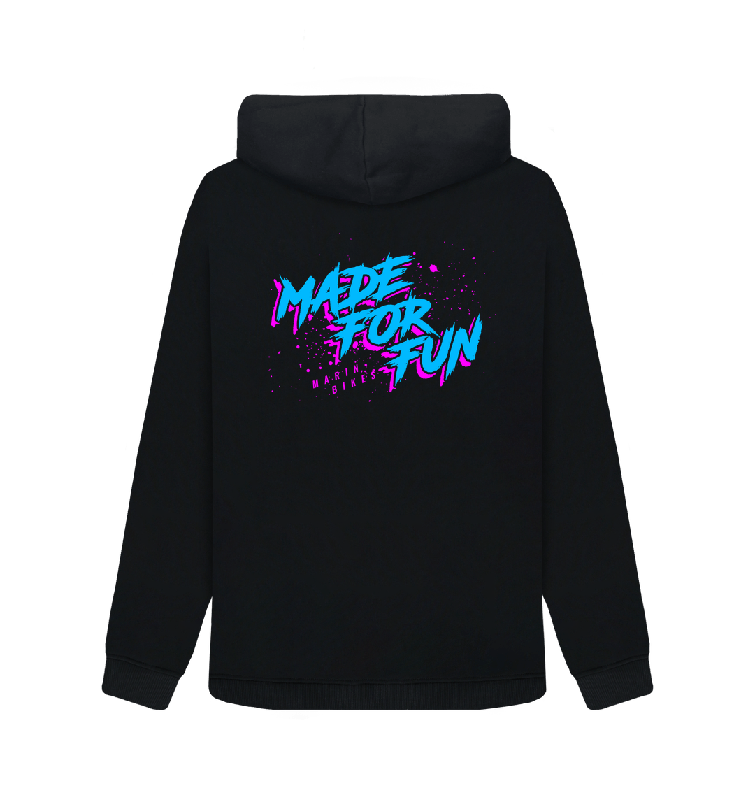 Black Printed Sweater Back