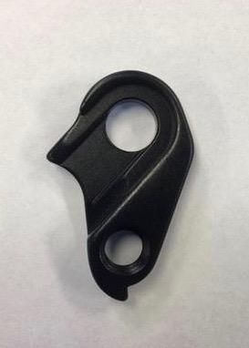 A black Marin Bikes rear derailleur hanger