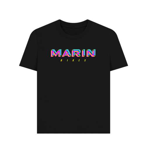 Black Printed T-shirt Front