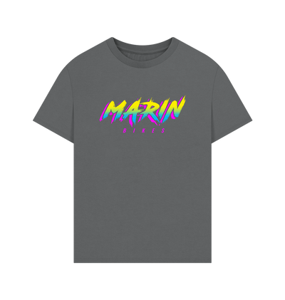 Slate Grey Printed T-shirt Front