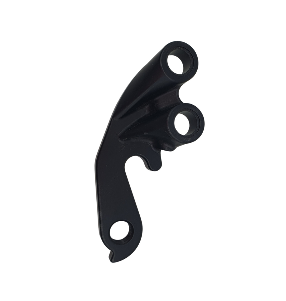 A black Marin Bikes rear derailleur hanger
