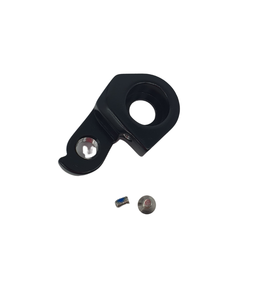 A black Marin Bikes rear derailleur hanger