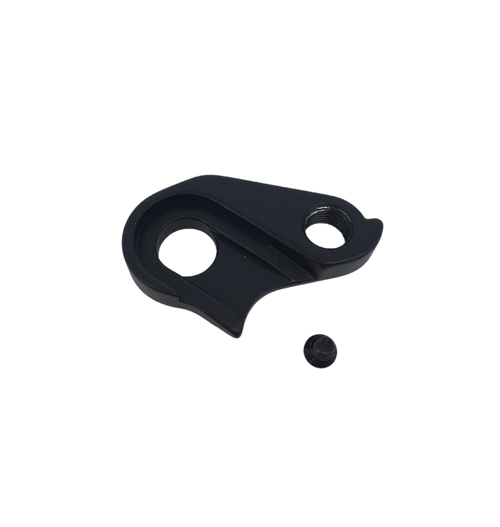 A black Marin Bikes rear derailleur hanger