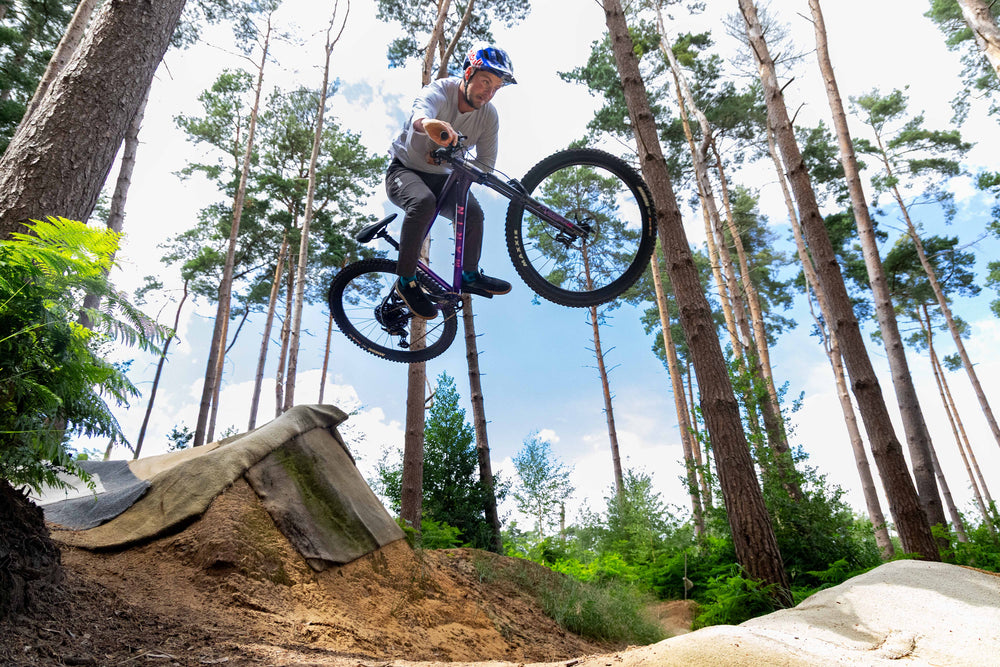 Matt Jones riding dirt jumps