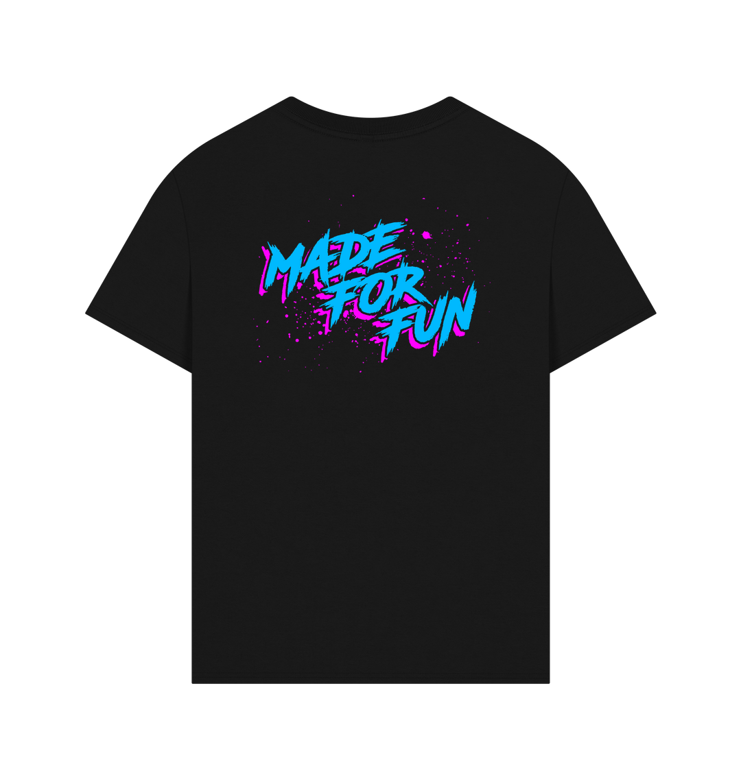 Black Printed T-shirt Back