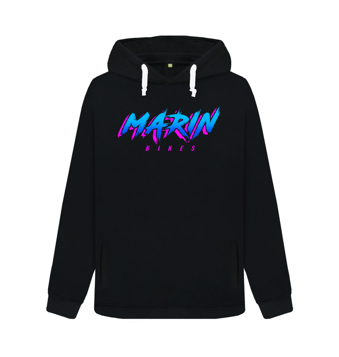 Black Printed Sweater Front