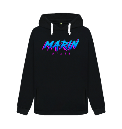 Black Printed Sweater Front