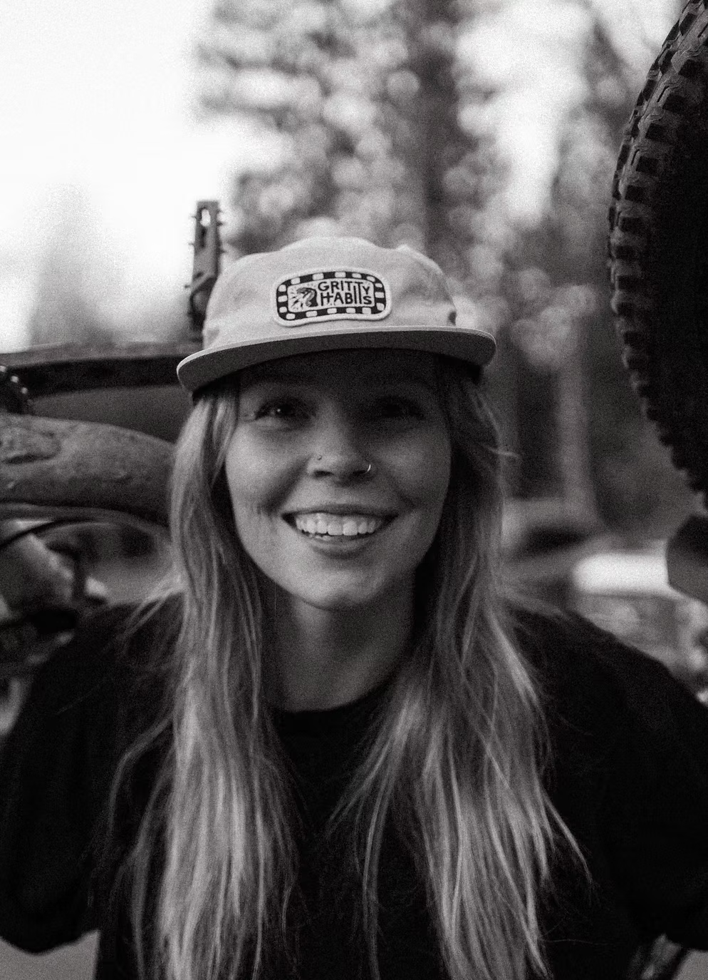 Kira Mcgrigg head shot in B&W